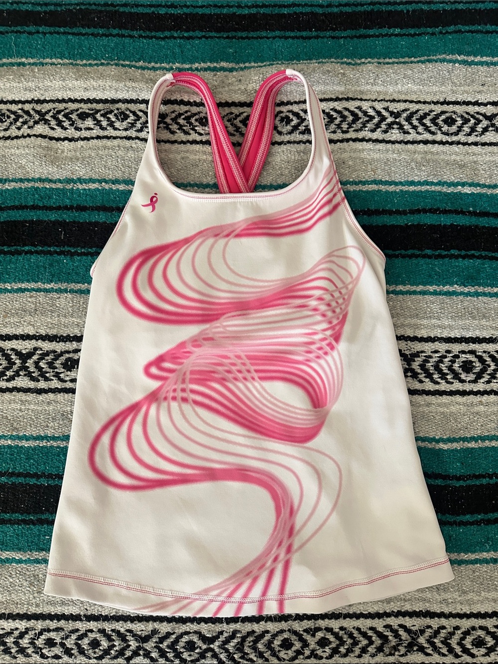 New Balance Women's Breast Cancer Cure Pink Ribbon Active Tank Top